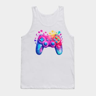 Retro Melting Gamepad #2 Tank Top